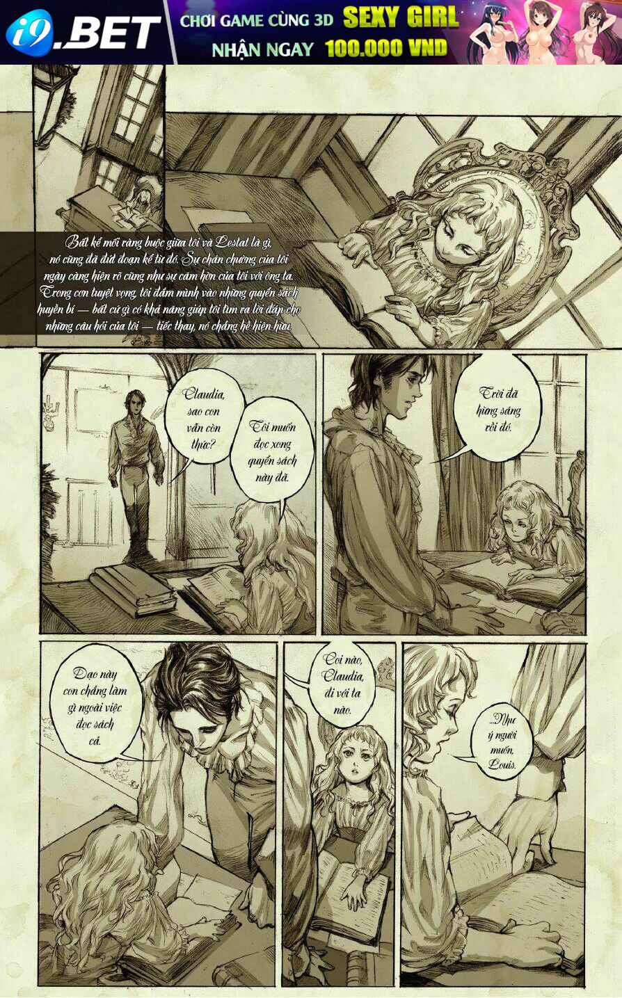 Đàm Thoại cùng Ma Cà Rồng - Chuyện của Claudia [Tiểu Thuyết Bằng Tranh] Chapter 2 - Trang 11