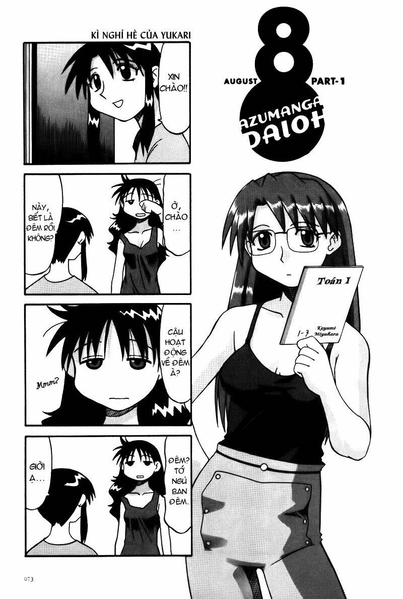 Azumanga Daioh Chapter 8 - Trang 1