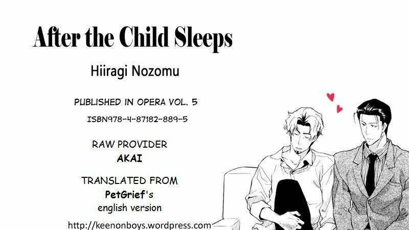 after the child sleeps Chapter 1 - Trang 2