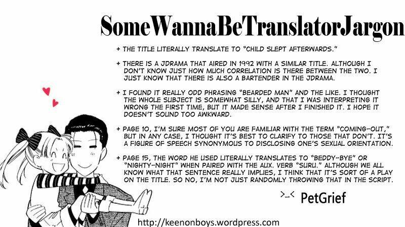 after the child sleeps Chapter 1 - Trang 3