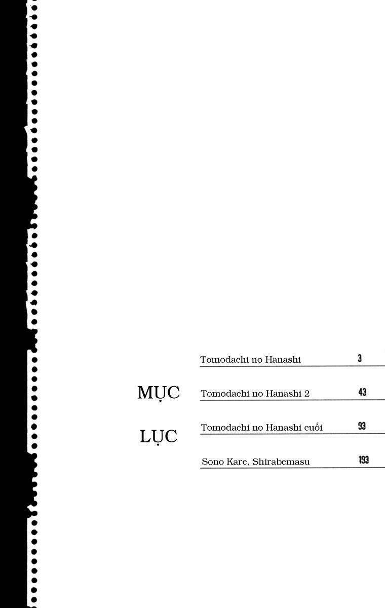 Tomodachi no Hanashi Chapter 1 - Trang 6