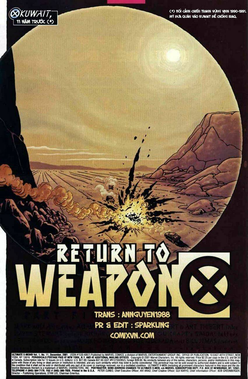 Ultimate X-Men Chapter 11 - Trang 3