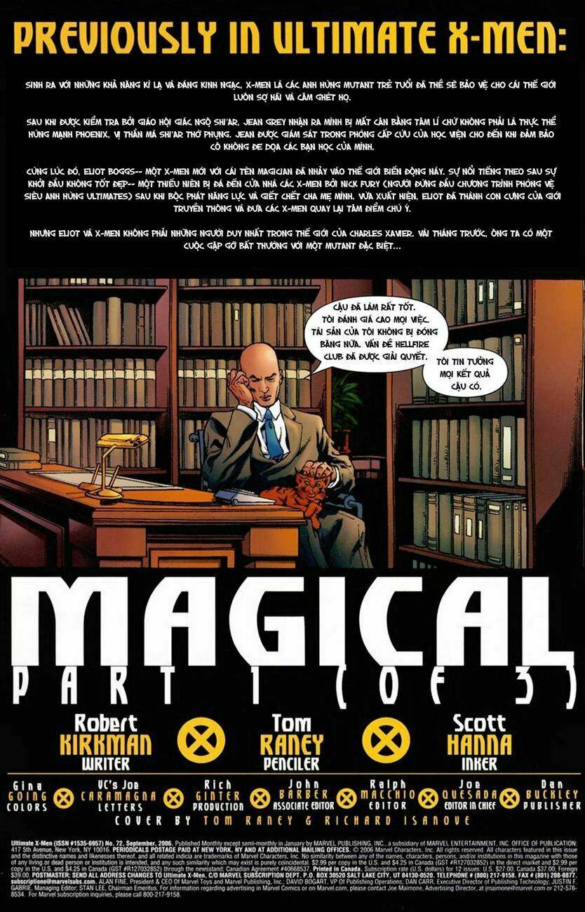 Ultimate X-Men Chapter 72 - Trang 2