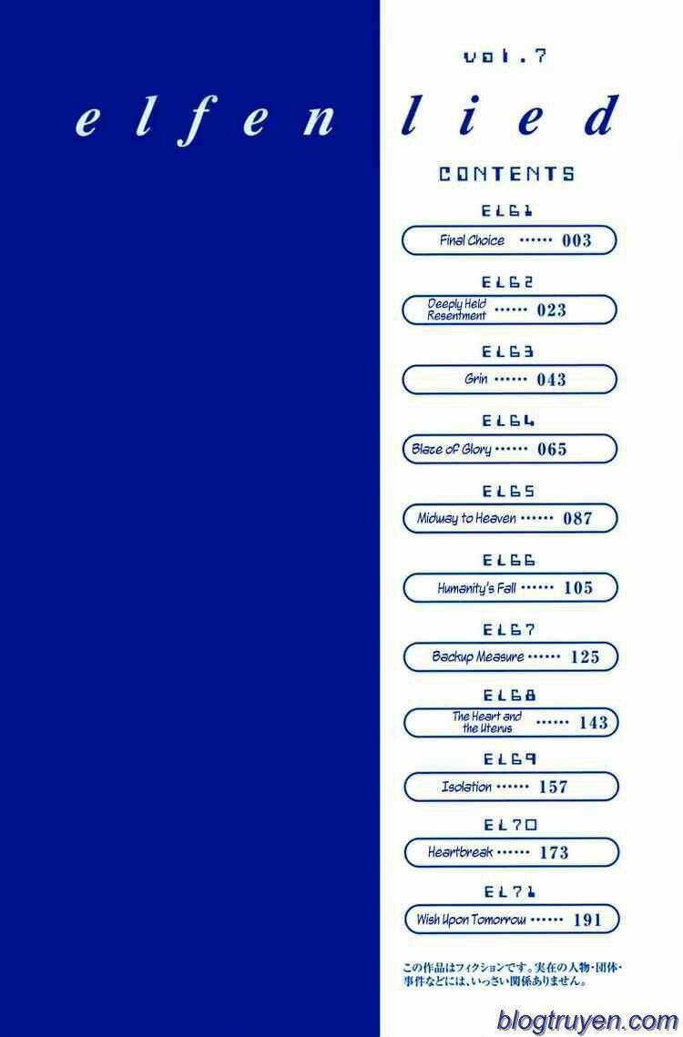 Elfen Lied Chapter 61 - Trang 1