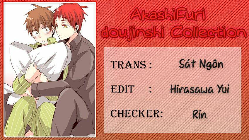 KnB Doujinshi - AkashiFuri Short Doujinshi Chapter 1 - Trang 1