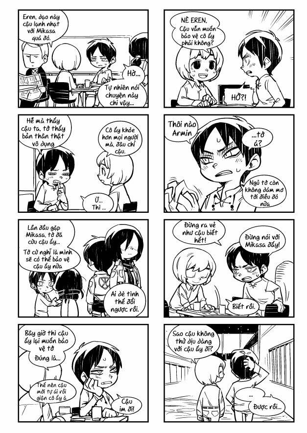 Những mẫu chuyện xoay quanh Eren và Mikasa Chapter 6 - Trang 3