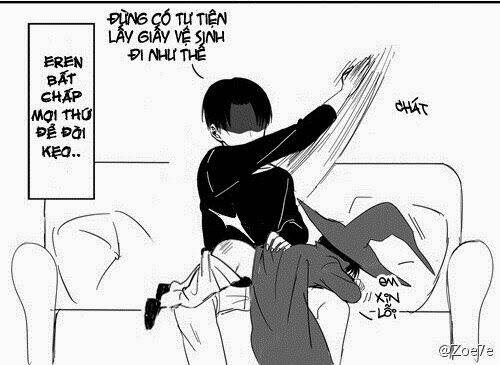 Đại chiến Titan - Doujinshi LeviEren Chapter 37 - Trang 3