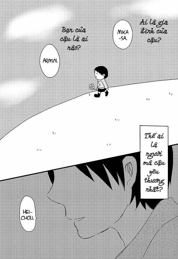 Đại chiến Titan Doujinshi - Eren &amp; Những điều tốt đẹp Chapter 1 - Trang 3