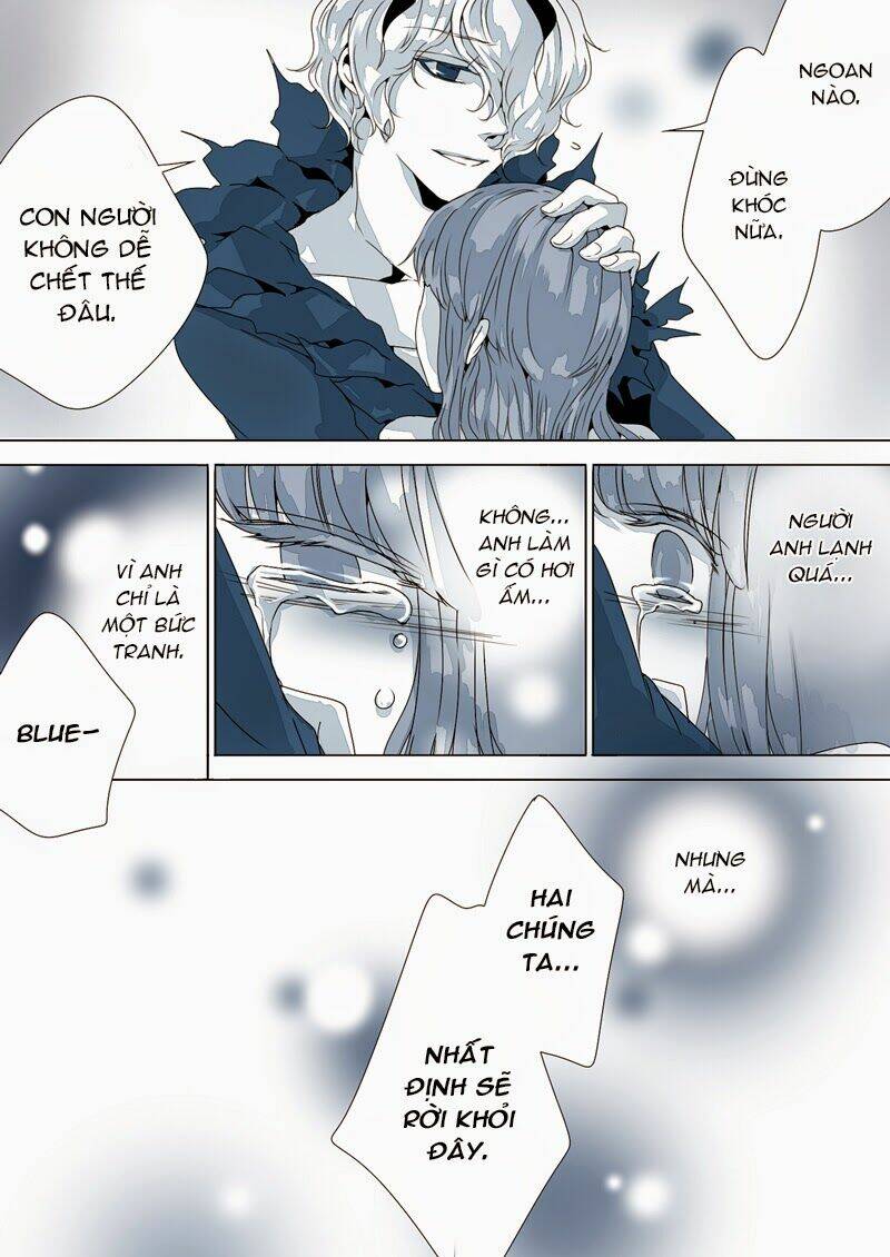 Ib Doujinshi - Ao Meikyuu no Ou Chapter 7 - Trang 9