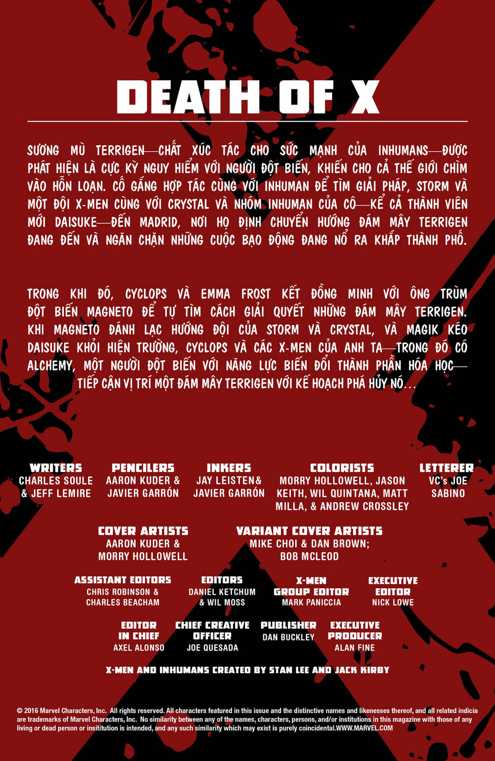 Death of X Chapter 4 - Trang 1