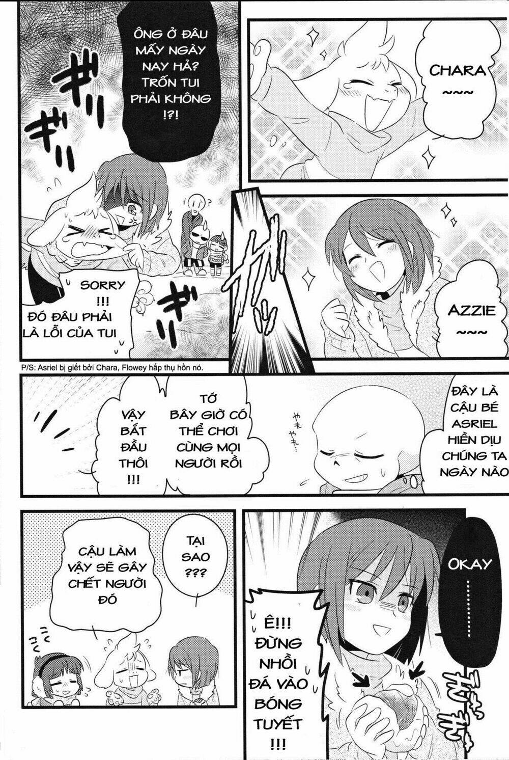 Undertale Fanbook-Nandakanda Yappa Love desho - Chapter 1 - Page 11