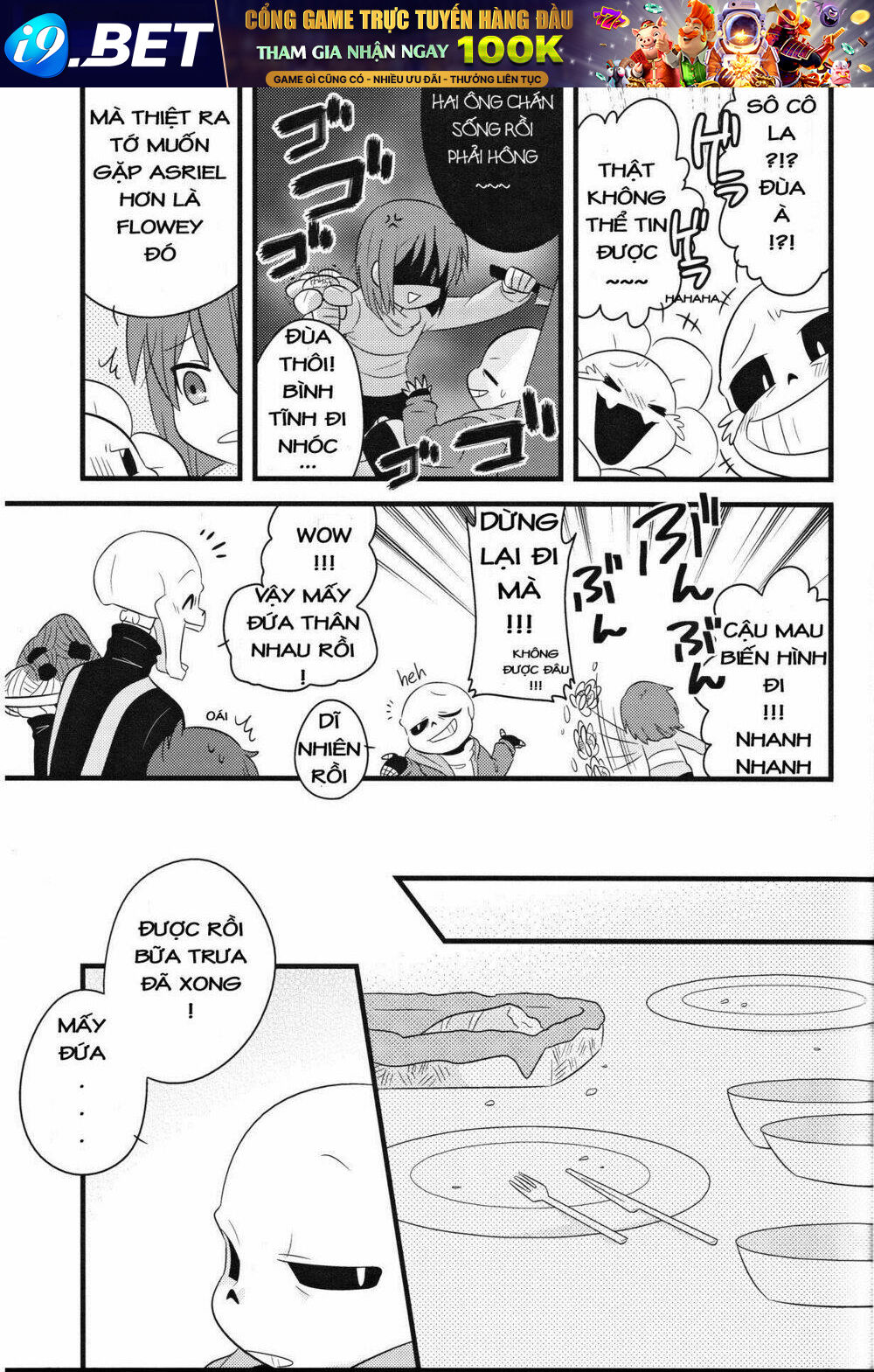 Undertale Fanbook-Nandakanda Yappa Love desho - Chapter 1 - Page 8