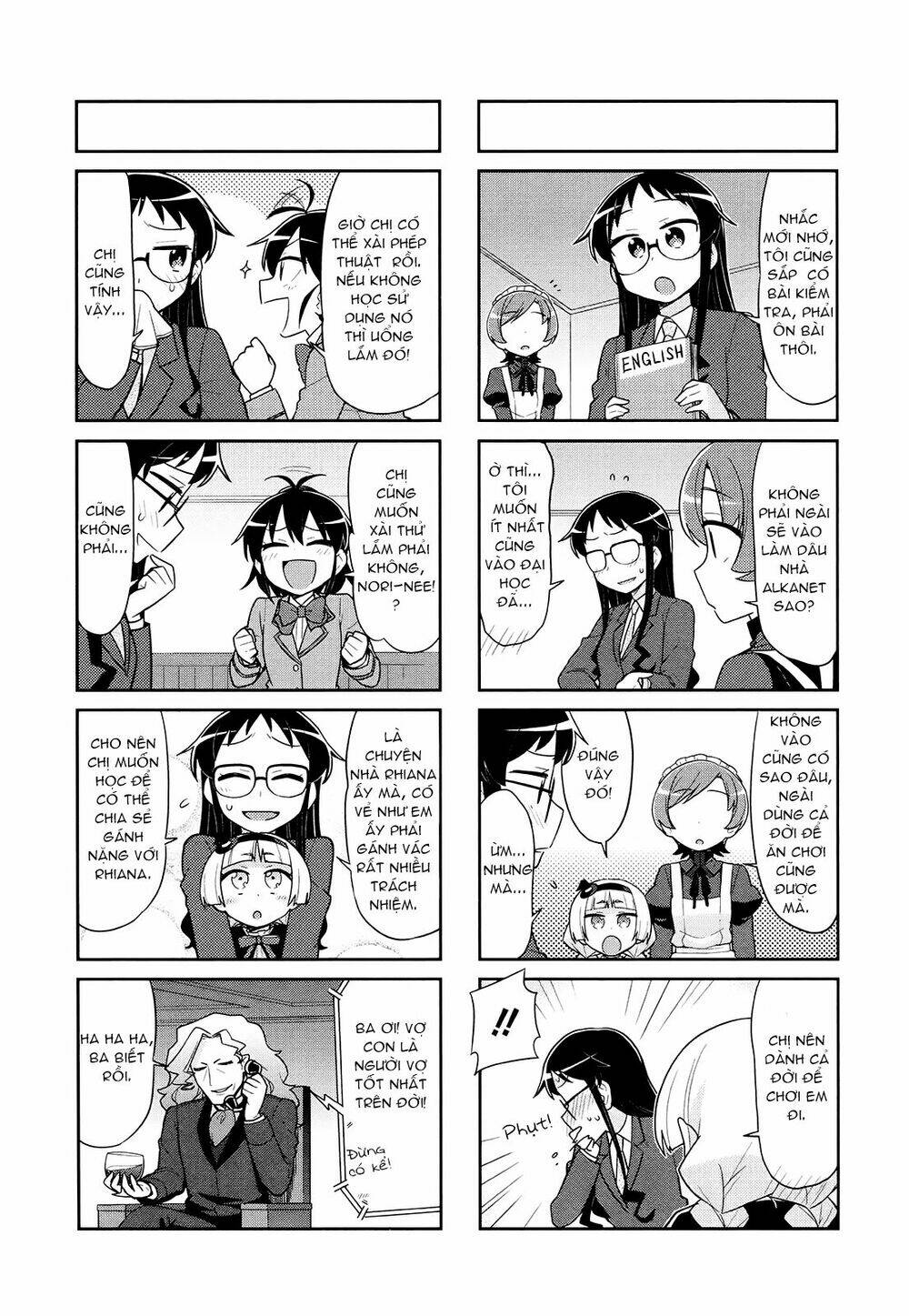 Majyo to Houki to Kurobuchi Megane - Chapter 45 - Page 3