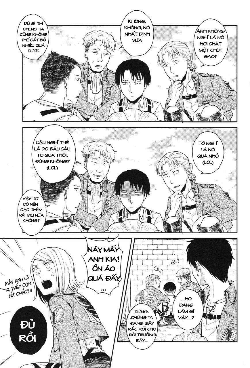Doujinshi về đội trưởng Levi: Hóa trang - Chapter 1 - Page 11