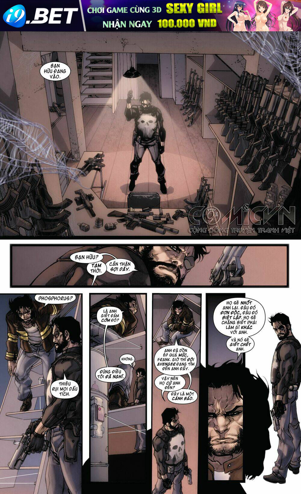 Punisher: Vào Vùng Chiến Sự | Enter The War Zone - Chapter 1.2 - Page 9