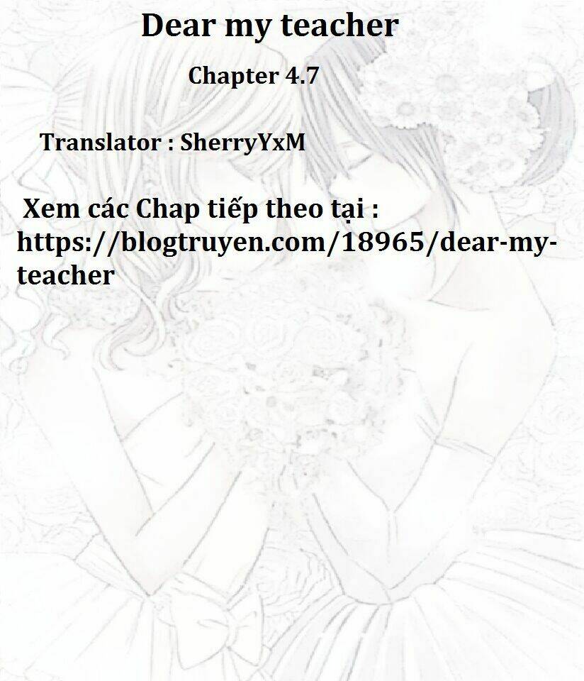 Dear My Teacher - Chapter 7.6 - Page 6