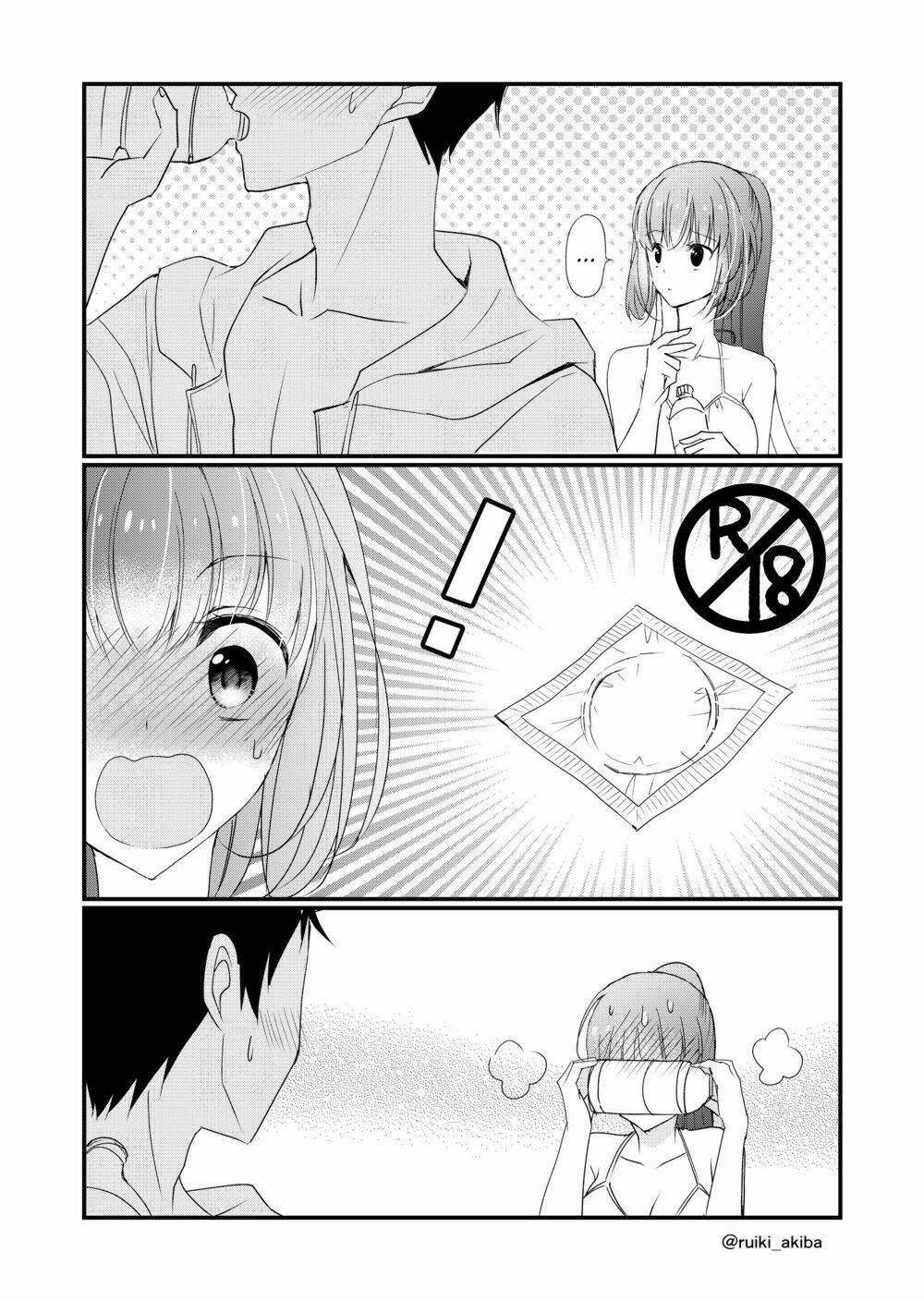 Hazu-kun to Kashi-san no Hazukashii Nichijou - Chapter 3 - Page 3
