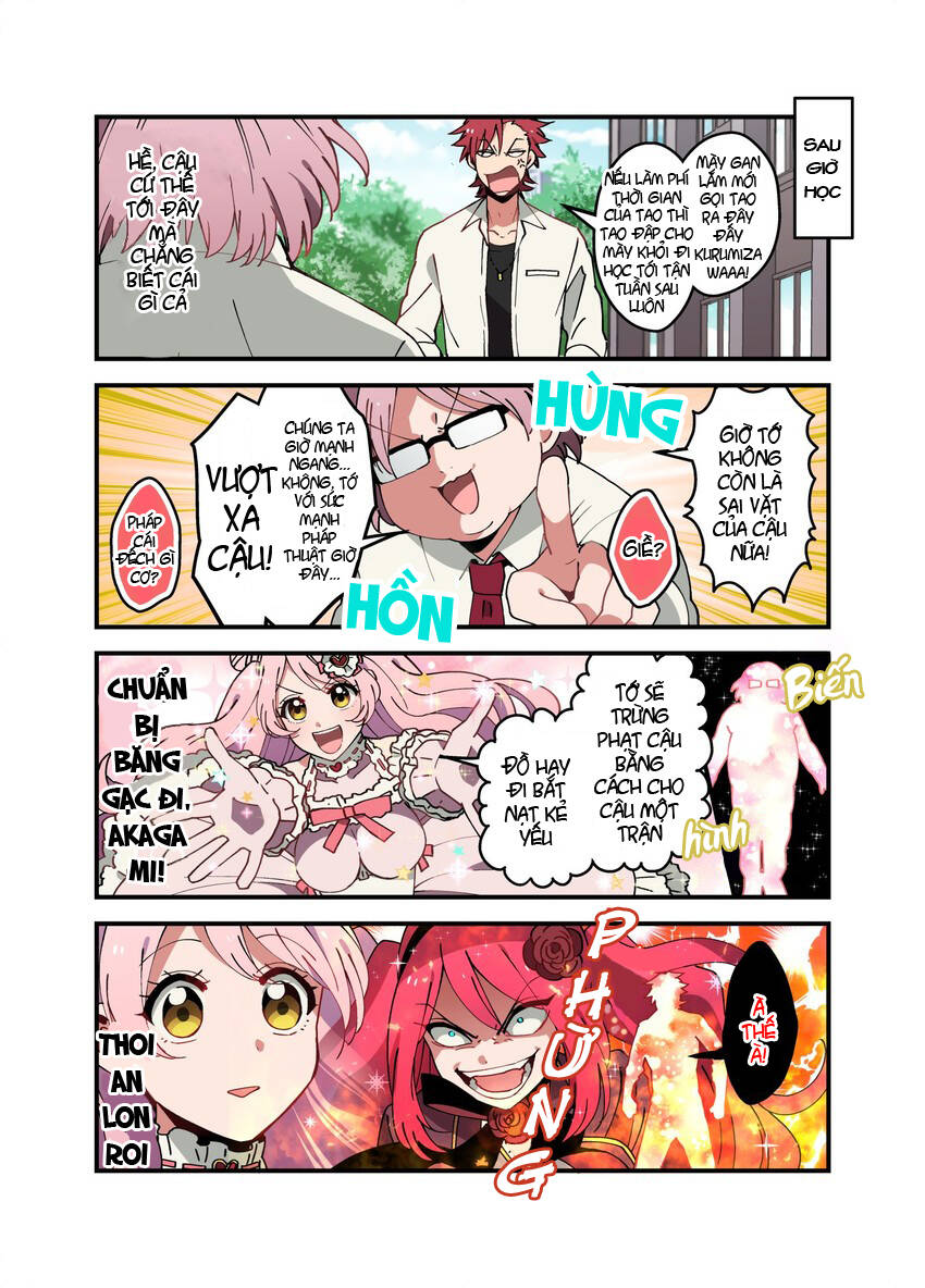 Giai xinh chung học làm ma pháp thiếu nữ - Chapter 2 - Page 7