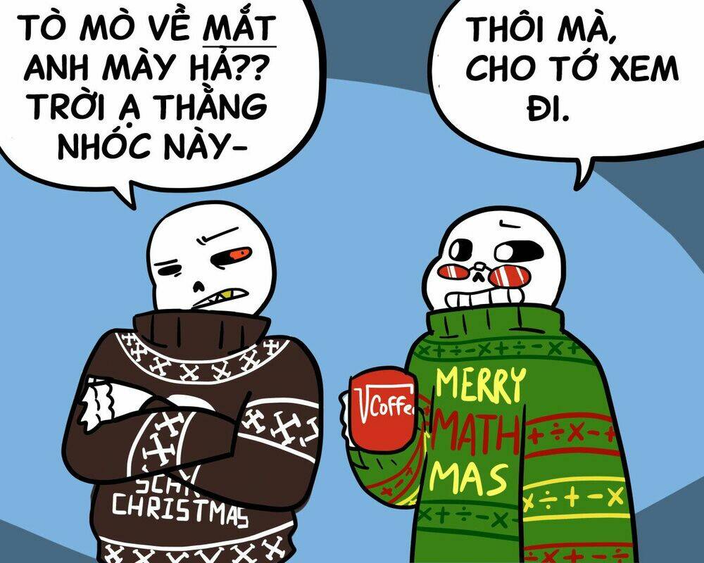 Christmas party AU comic undertale - Chapter 1 - Page 3