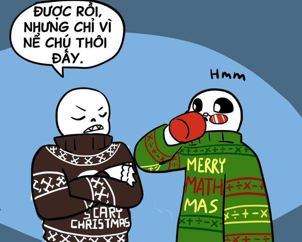 Christmas party AU comic undertale - Chapter 1 - Page 4