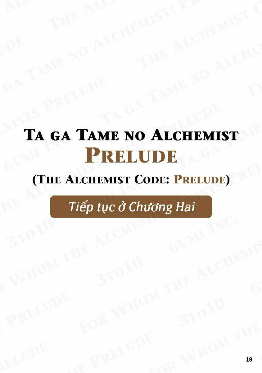 Ta ga Tame no Alchemist: Prelude - Chapter 0 - Page 21