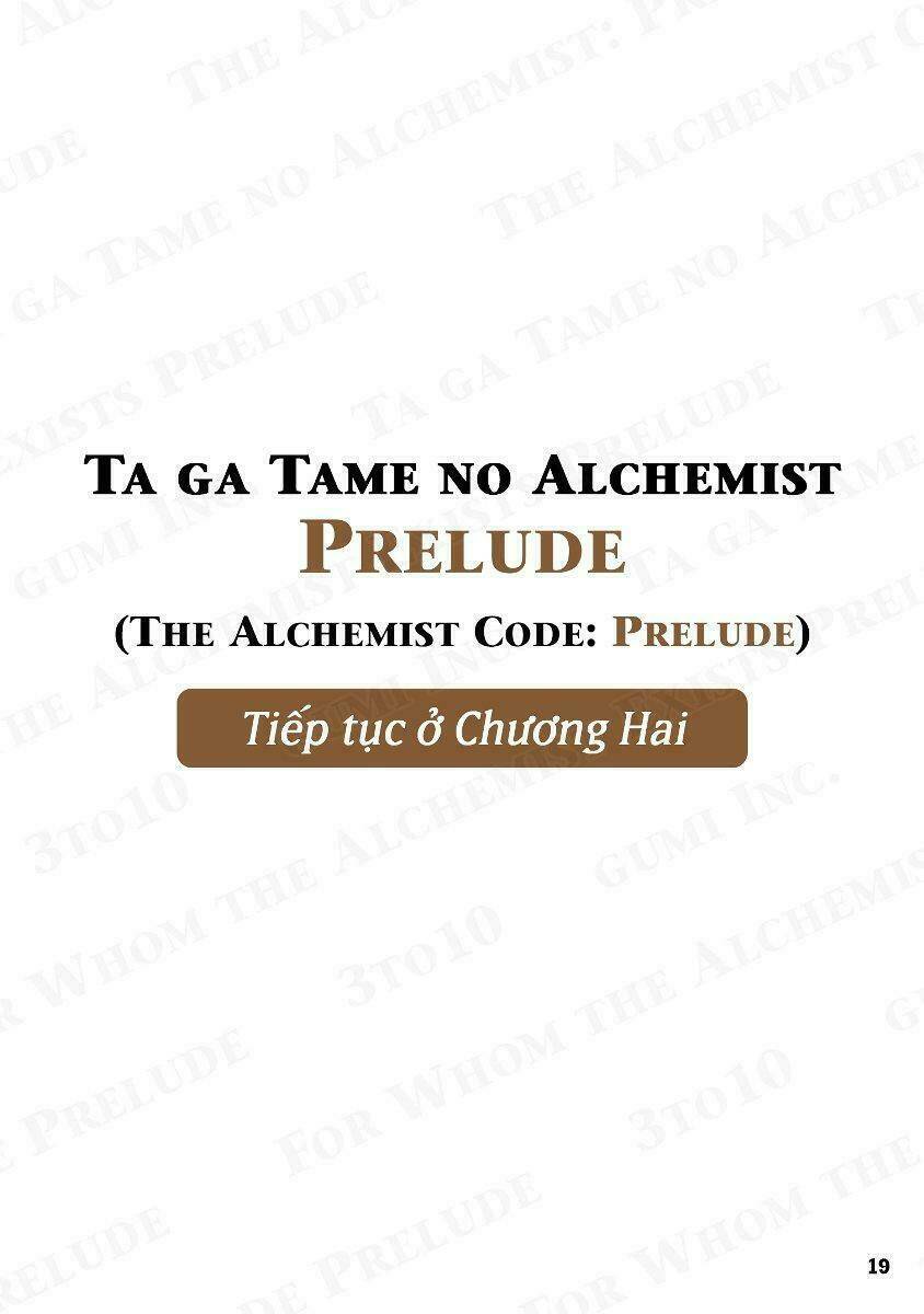 Vì Ai Mà Giả Kim Thuật Sư Tồn Tại - Chapter 0 - Page 21