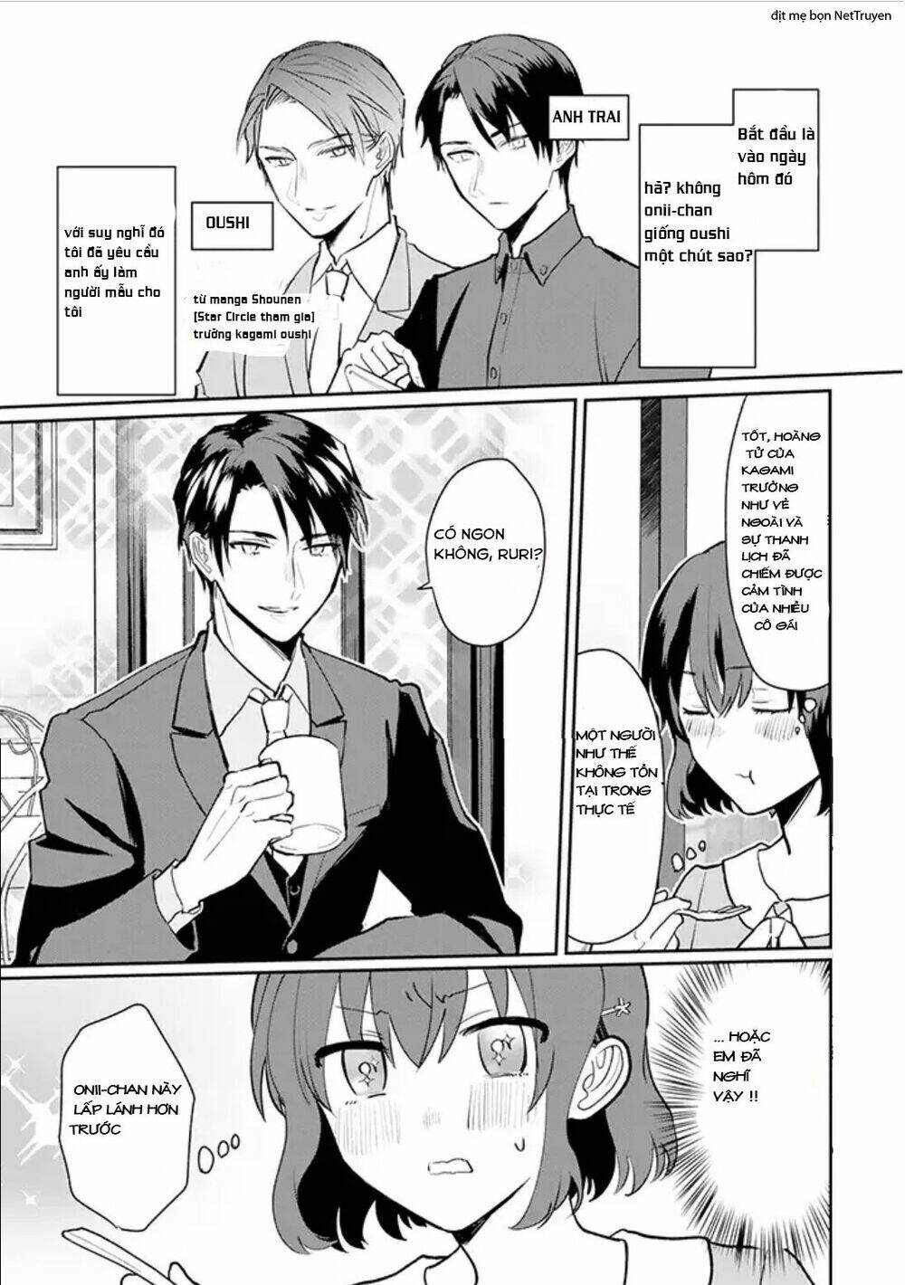 The Little Sister's BL Manga X The Big Brother's Shoujo Manga - Chapter 1 - Page 8