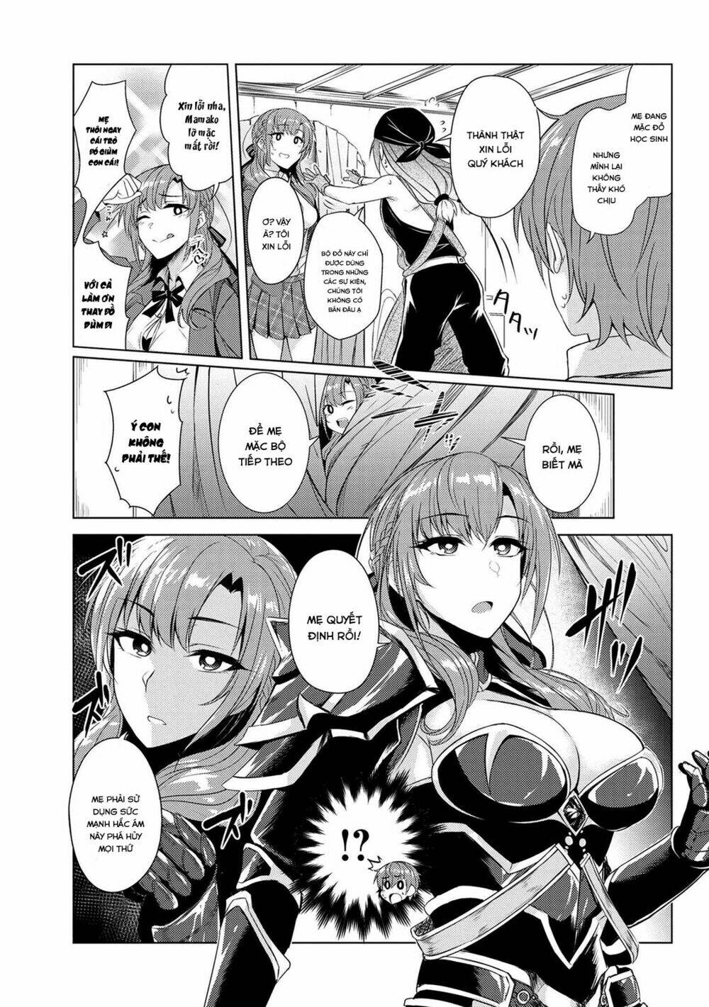 Tsuujou Kougeki Ga Zentai Kougeki De Ni-Kai Kougeki No Okaasan Wa Sukidesu Ka? Chapter 16 - Trang 9