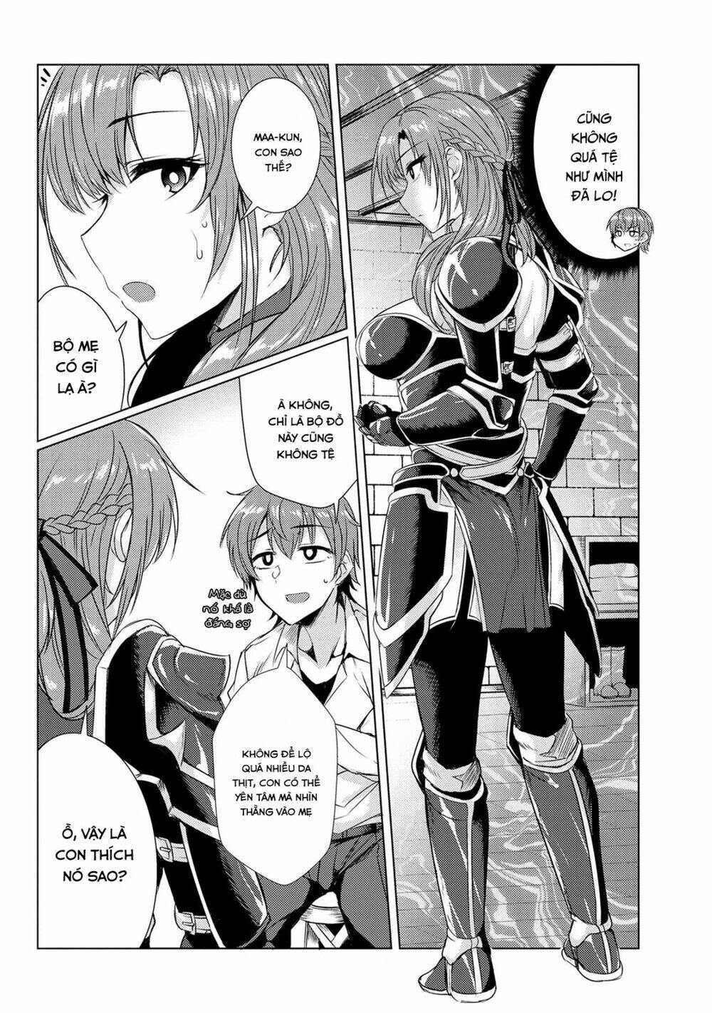 Tsuujou Kougeki Ga Zentai Kougeki De Ni-Kai Kougeki No Okaasan Wa Sukidesu Ka? Chapter 16 - Trang 10