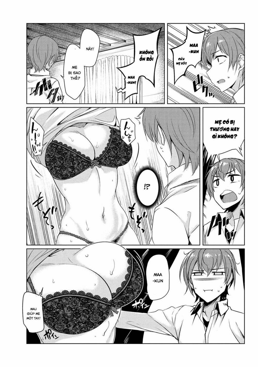Tsuujou Kougeki Ga Zentai Kougeki De Ni-Kai Kougeki No Okaasan Wa Sukidesu Ka? Chapter 16 - Trang 13