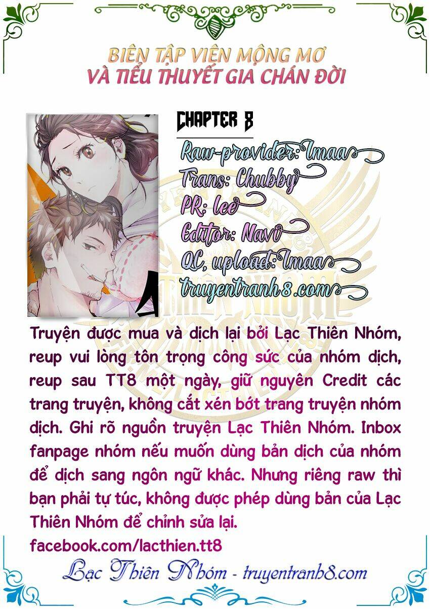 Biên Tập Viên Mộng Mơ Và Tiểu Thuyết Gia Chán Đời - Chapter 8 - Page 4