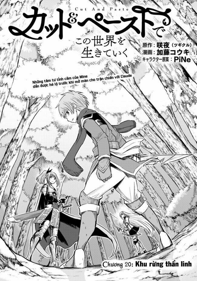 Living in this world with Cut &amp; Paste - Chapter 20 - Page 4