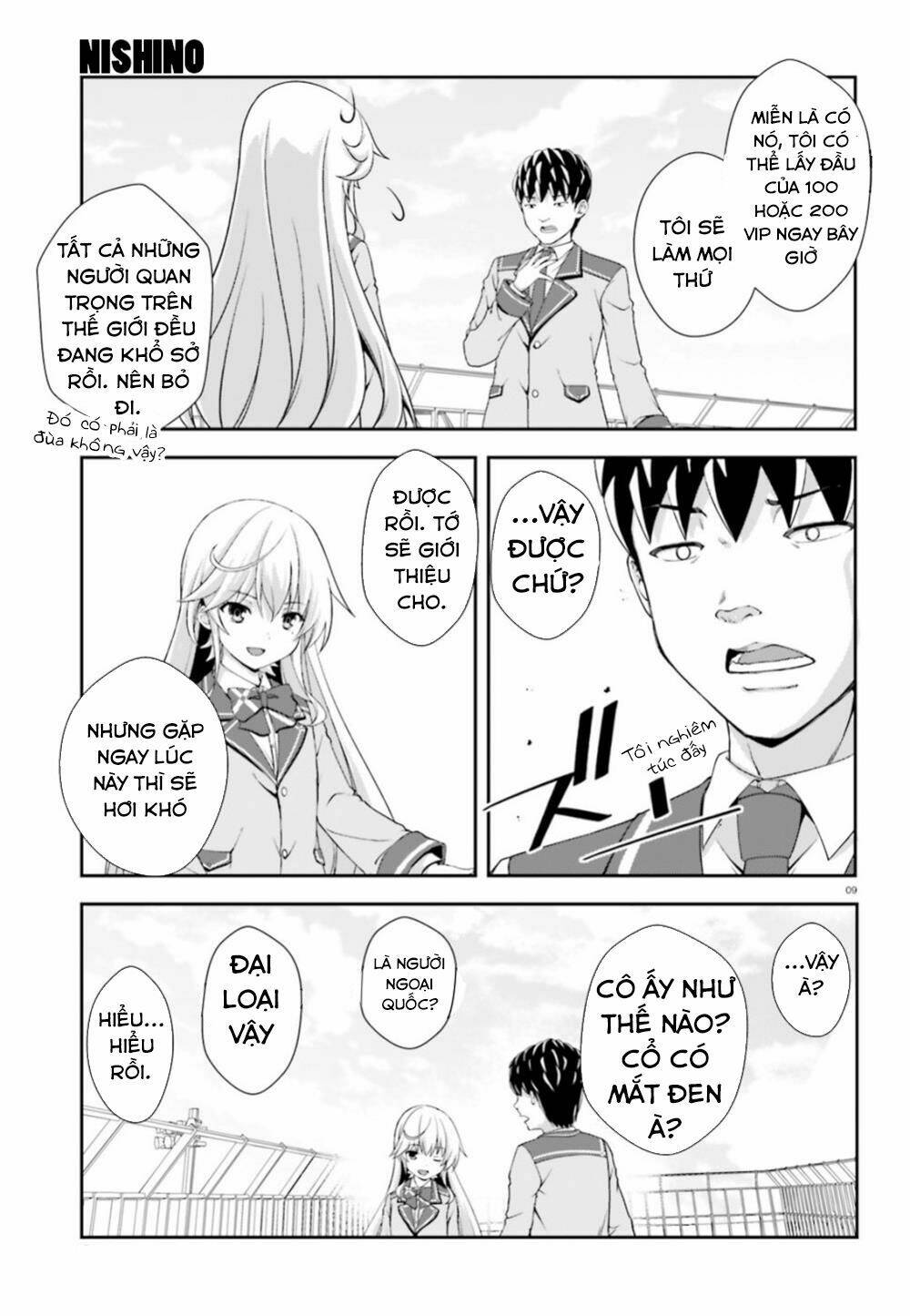 Nishino - Gakunai Caste Saikai ni shite Inou Sekai Saikyou no Shounen - Chapter 5 - Page 9