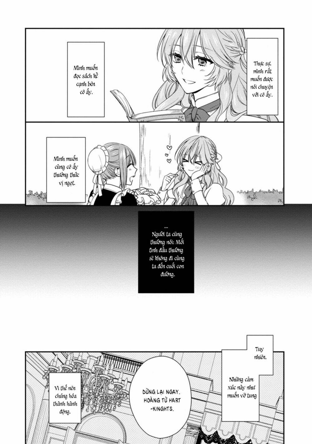 Akuyaku Reijou Wa Ringoku No Outaishi Ni Dekiai Sareru - Chapter 4.5 - Page 9