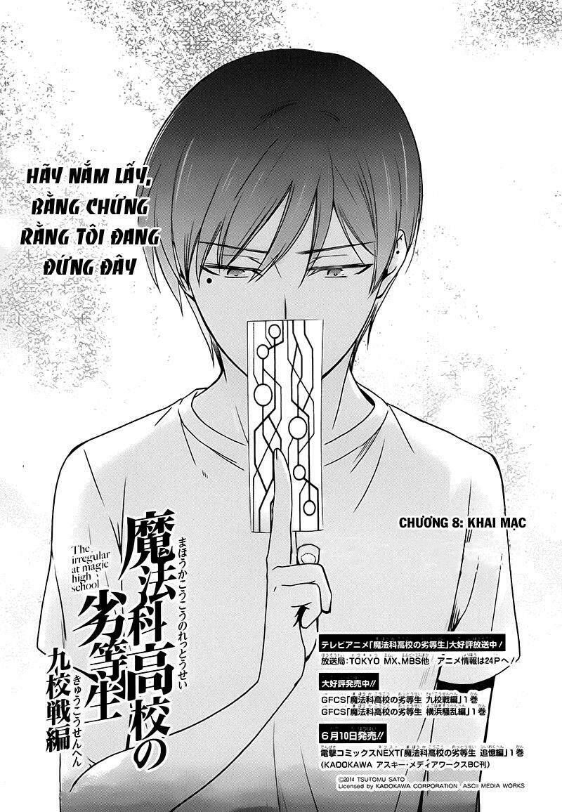 Mahouka Koukou no Rettousei - Kyuukousen Hen - Chapter 8 - Page 3