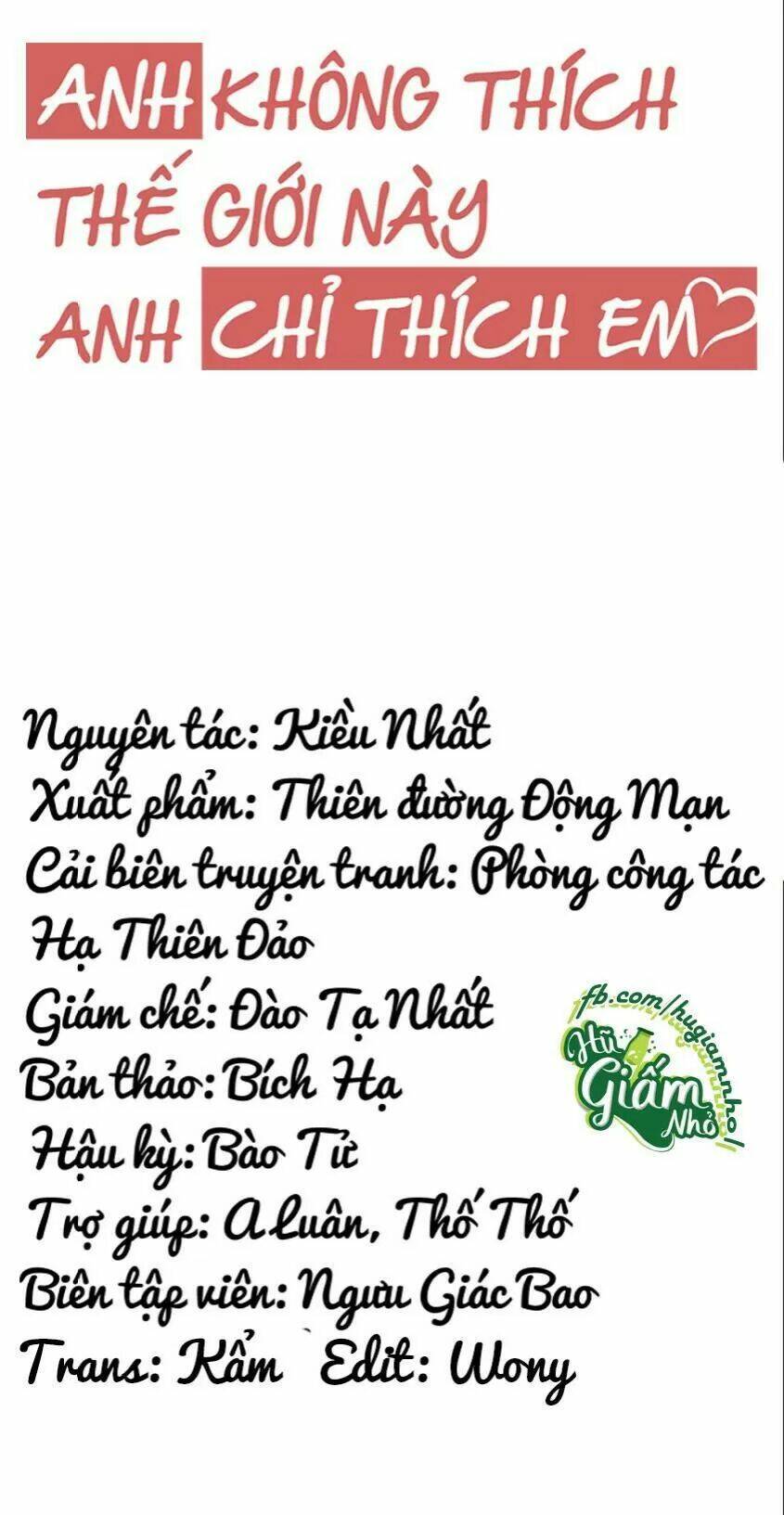 Anh Không Thích Thế Giới Này, Anh Chỉ Thích Em - Chapter 51 - Page 6