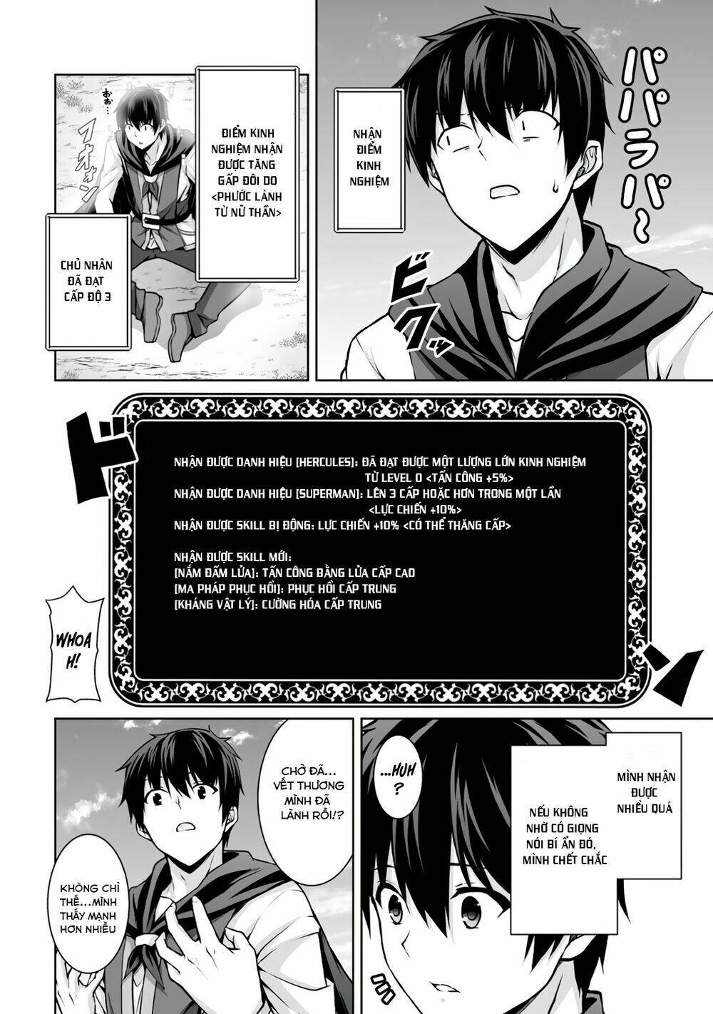 Tôi Tái Sinh Ở Thế Giới Khác Và Được Nữ Thần Tặng Toàn Skill Bá - Chapter 3 - Page 9