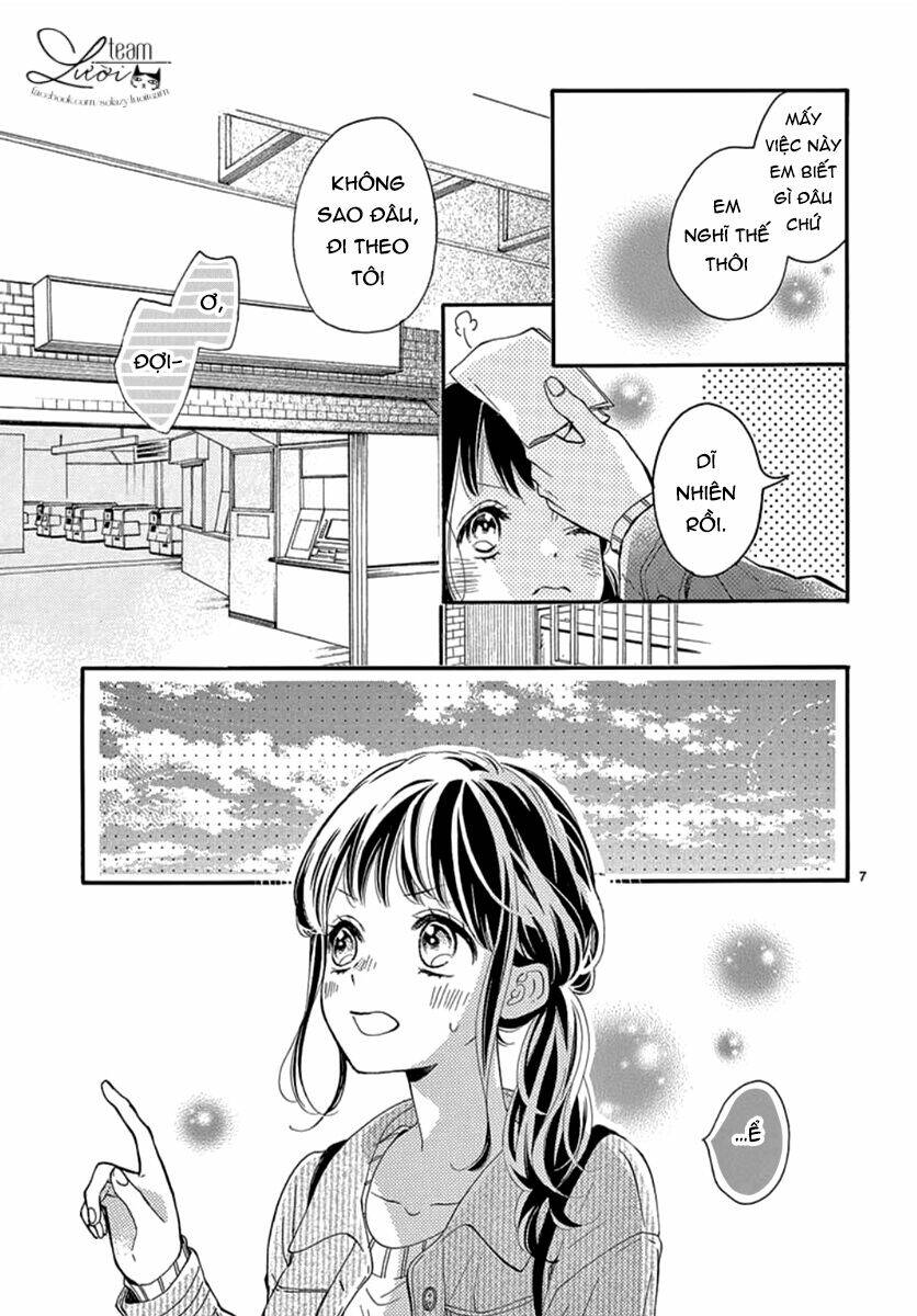 Yakkai na Hatsukoi wa... Senpai to - Chapter 3 - Page 10