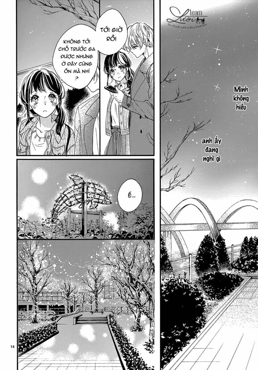 Yakkai na Hatsukoi wa... Senpai to - Chapter 3 - Page 17