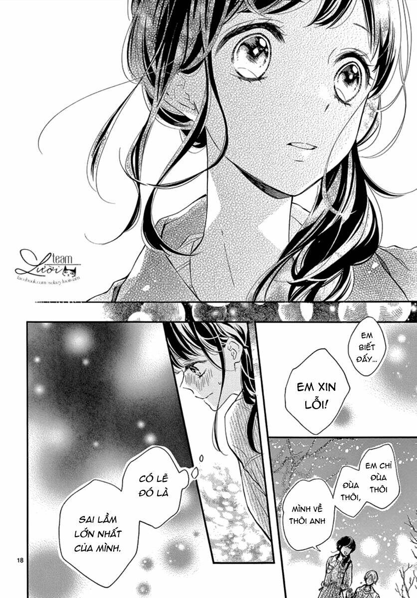Yakkai na Hatsukoi wa... Senpai to - Chapter 3 - Page 21