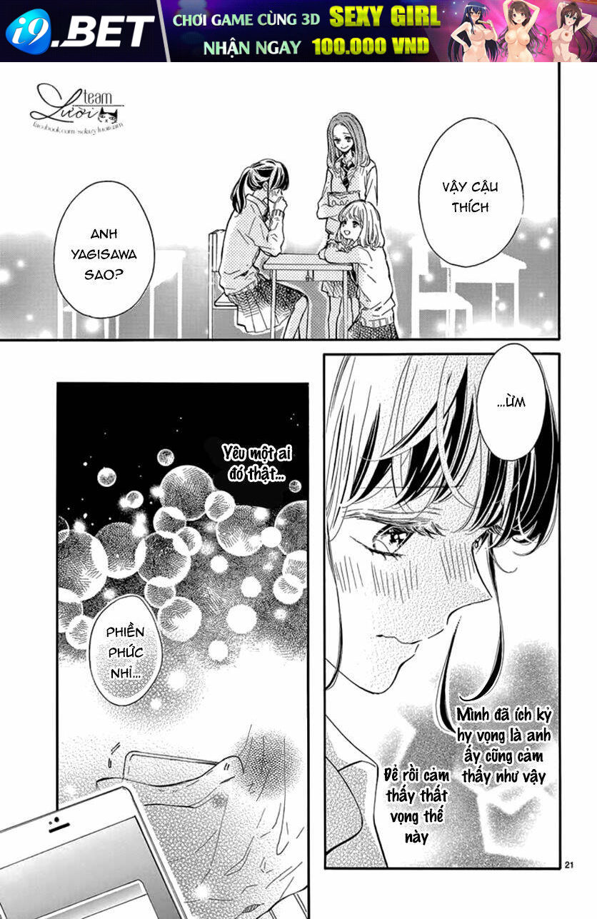 Yakkai na Hatsukoi wa... Senpai to - Chapter 3 - Page 24