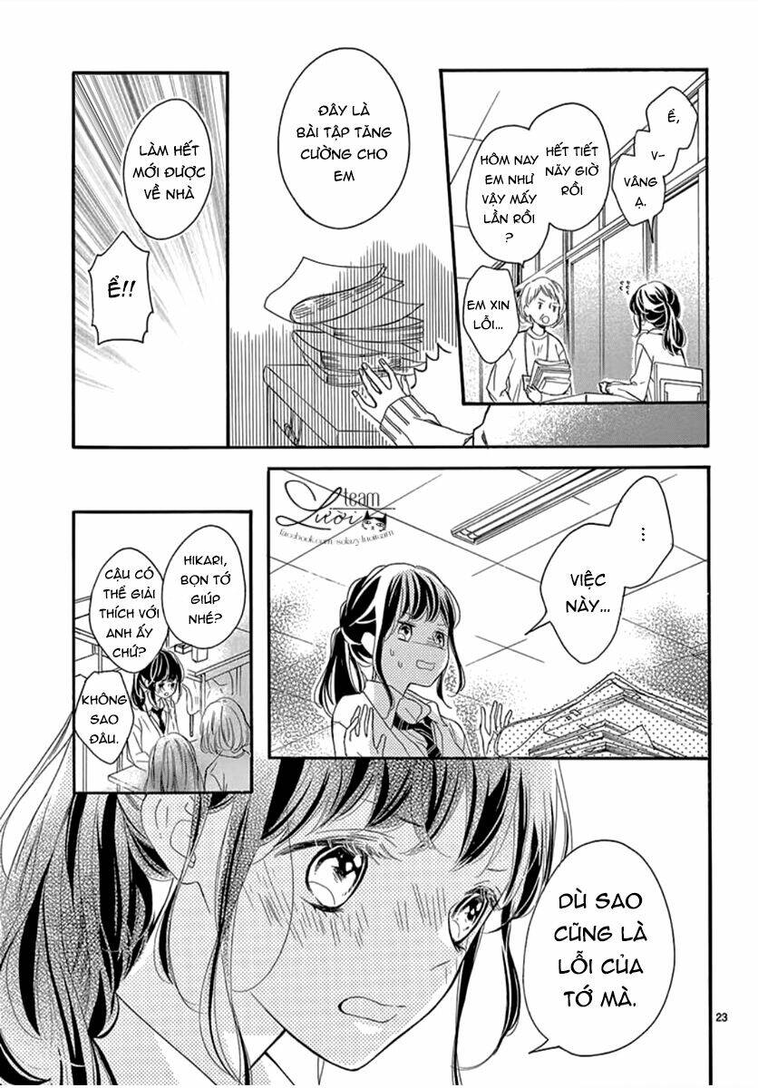 Yakkai na Hatsukoi wa... Senpai to - Chapter 3 - Page 26