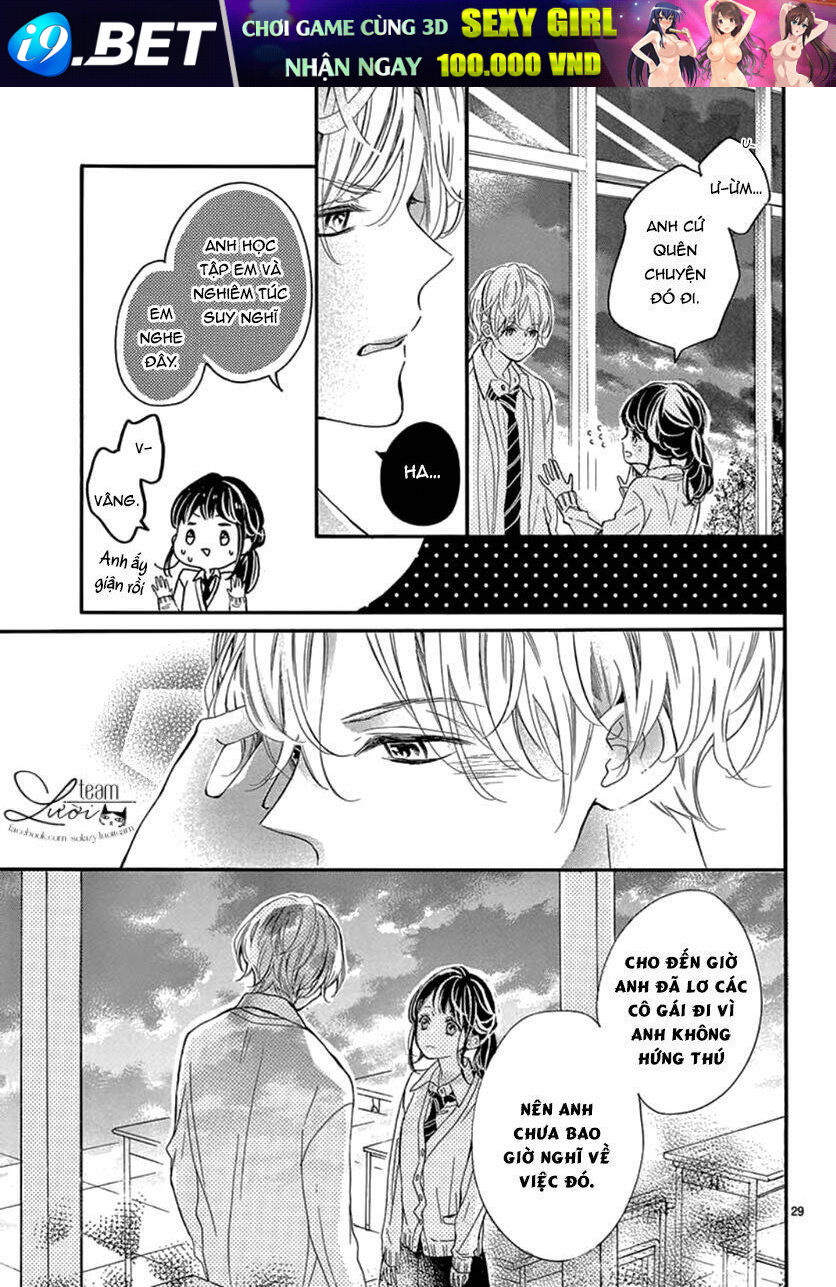 Yakkai na Hatsukoi wa... Senpai to - Chapter 3 - Page 32