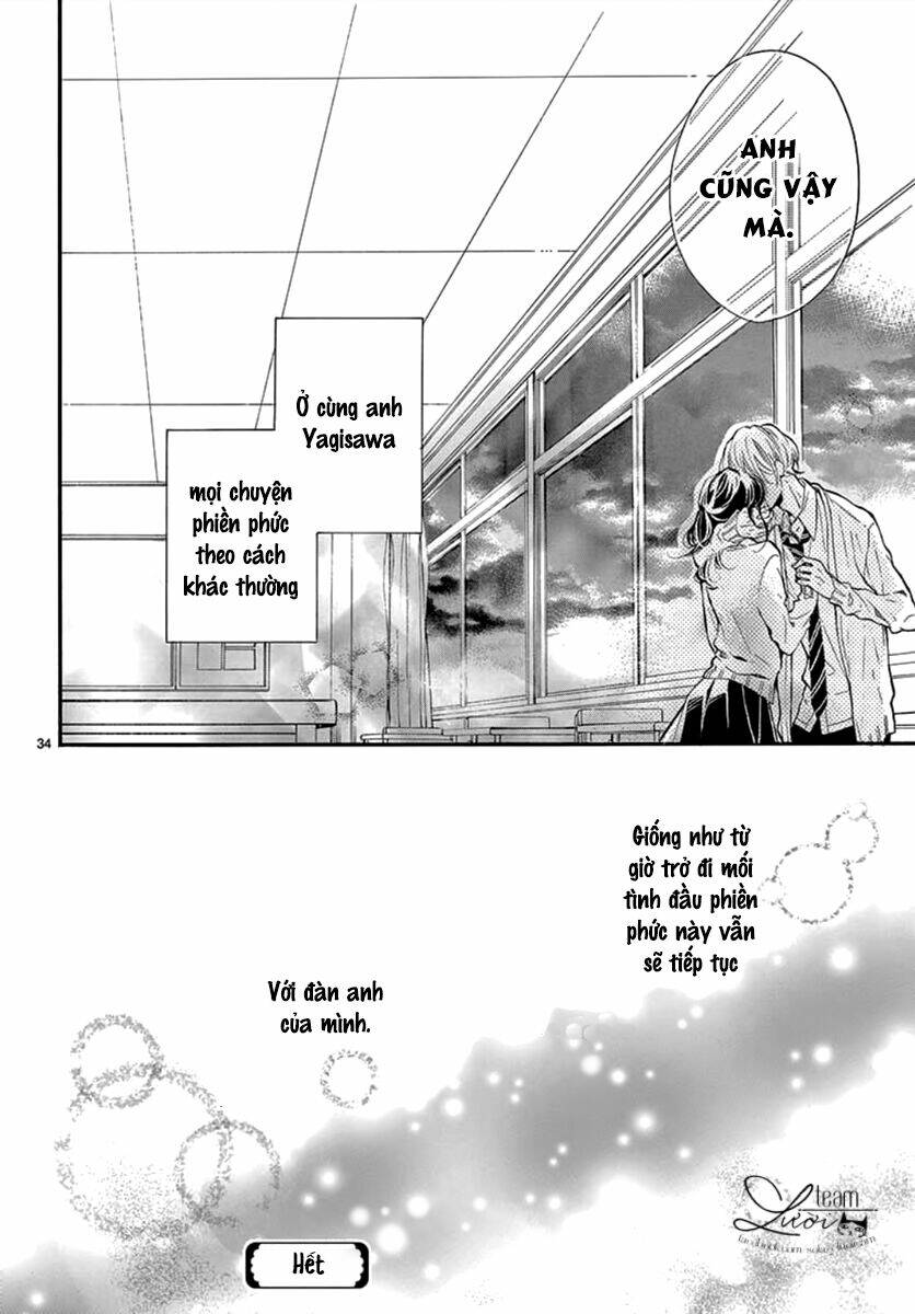 Yakkai na Hatsukoi wa... Senpai to - Chapter 3 - Page 37