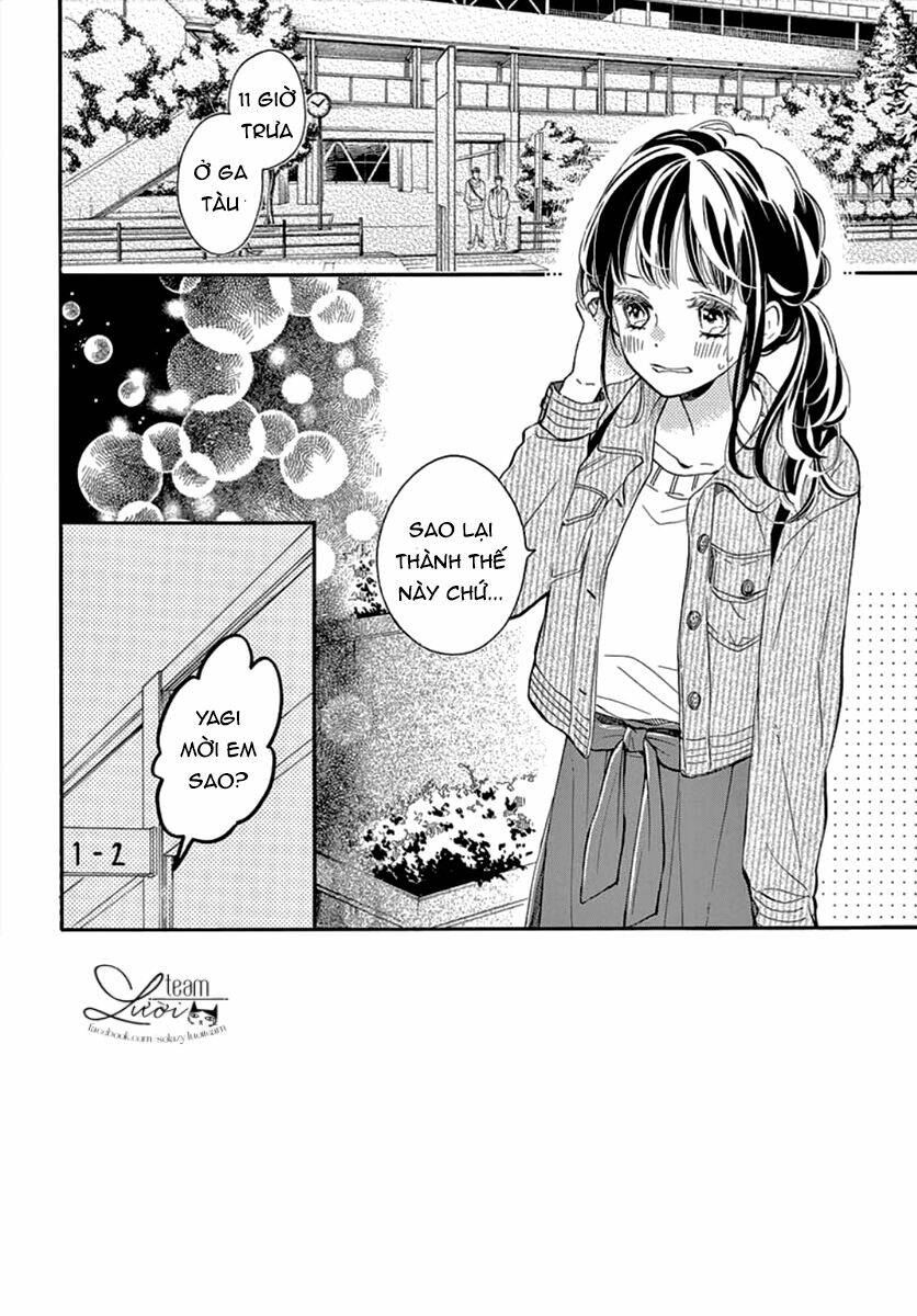 Yakkai na Hatsukoi wa... Senpai to - Chapter 3 - Page 5