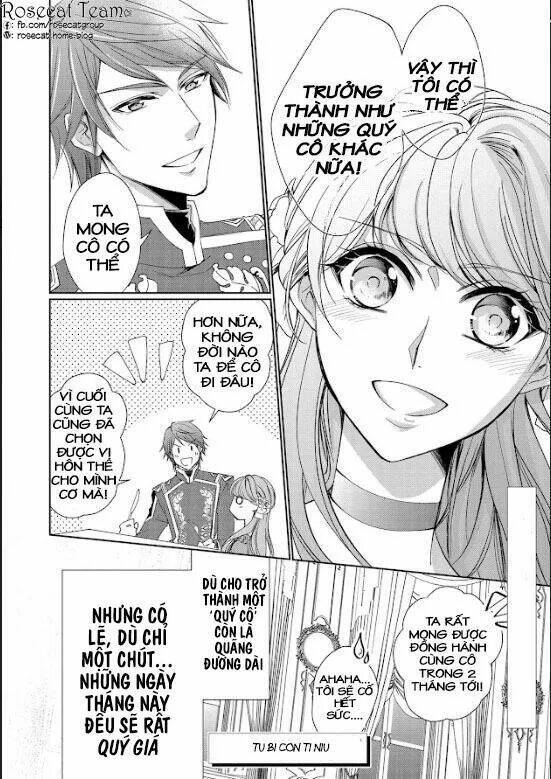 Con Gái Bá Tước Bỗng Thành Vị Hôn Thê Của Thái Tử Điện Hạ - Chapter 2 - Page 38