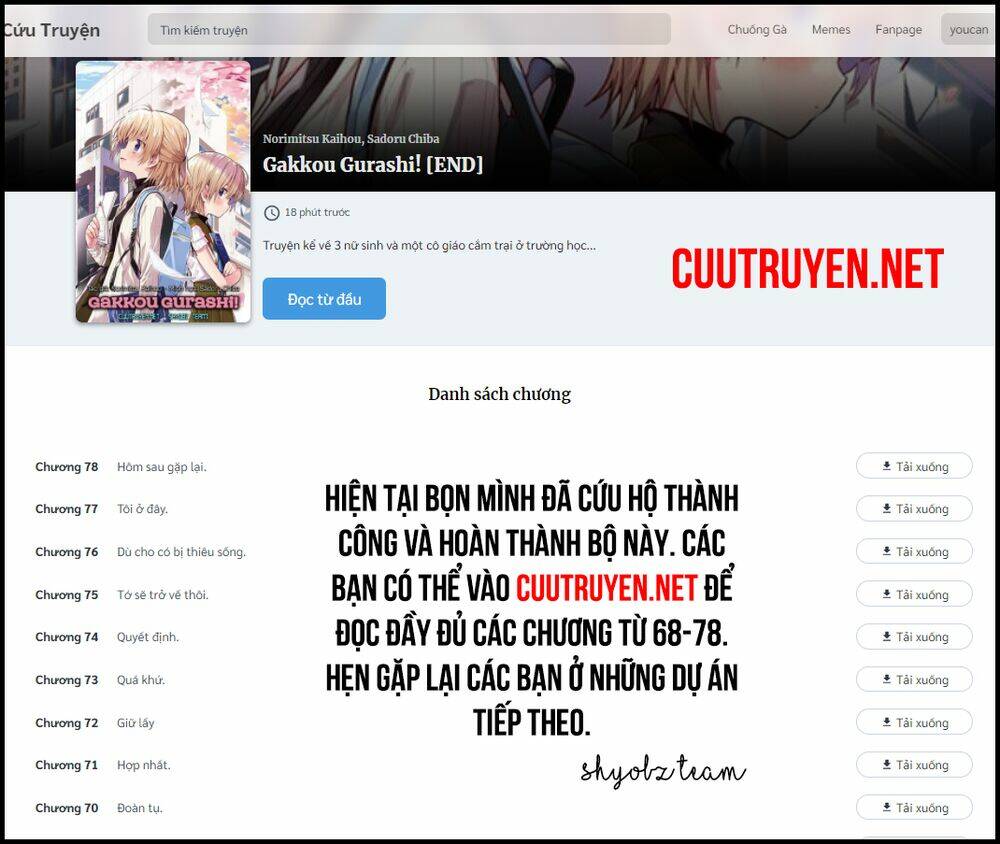 Gakkou Gurashi! - Chapter 70 - Page 32