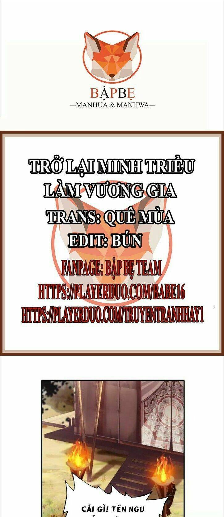 Trở Lại Minh Triều Làm Vương Gia Chapter 35 - Trang 1