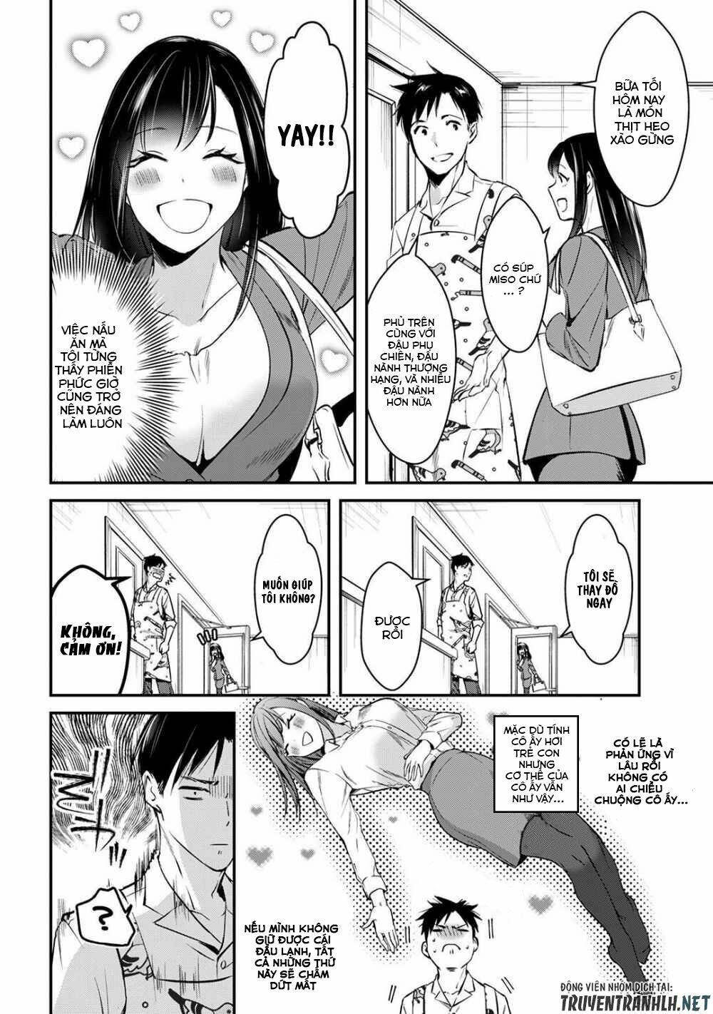 Tsuki 50-man moratte mo Ikigai no nai Tonari no Onee-san ni 30-man de Yatowarete "Okaeri" tte Iu - Chapter 2 - Page 9