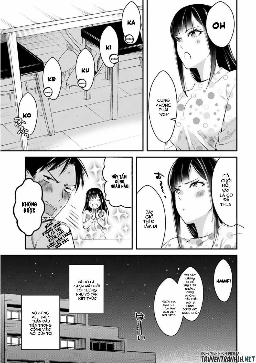 Tsuki 50-man moratte mo Ikigai no nai Tonari no Onee-san ni 30-man de Yatowarete "Okaeri" tte Iu - Chapter 2 - Page 22